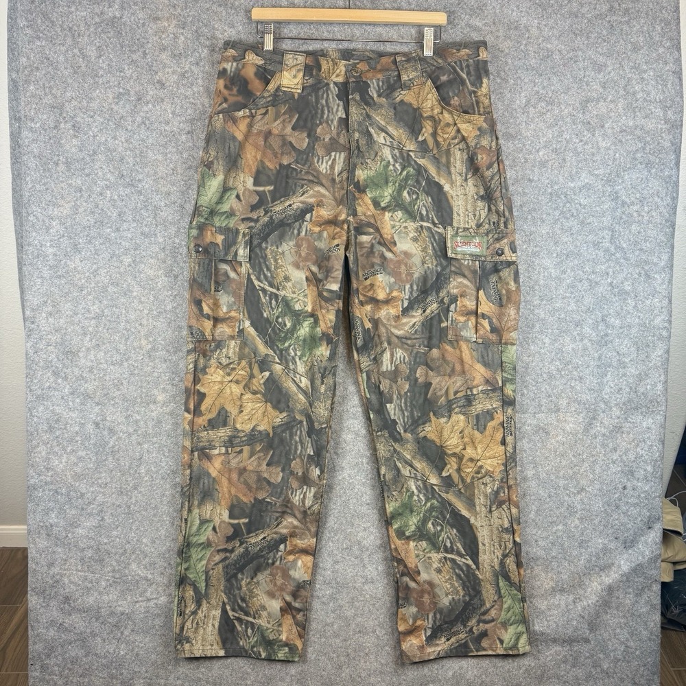 ScentLok Camouflage Hunting Pants Mens XL Realtree Timber Odor Eliminating Cargo